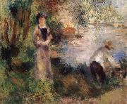 Pierre-Auguste Renoir On Chatou Island oil painting reproduction